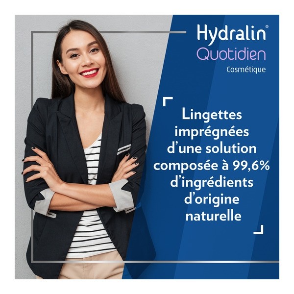 Hydralin Quotidien Lingettes intimes