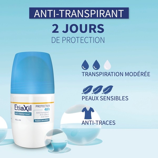 Etiaxil anti-transpirant déodorant 48 h Roll-on
