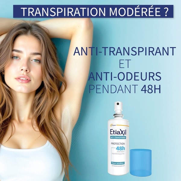 Etiaxil Anti transpirant 48 h Peaux sensibles vaporisateur