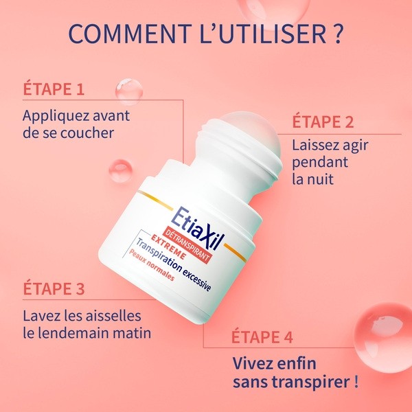 Etiaxil Aisselles détranspirant peaux normales