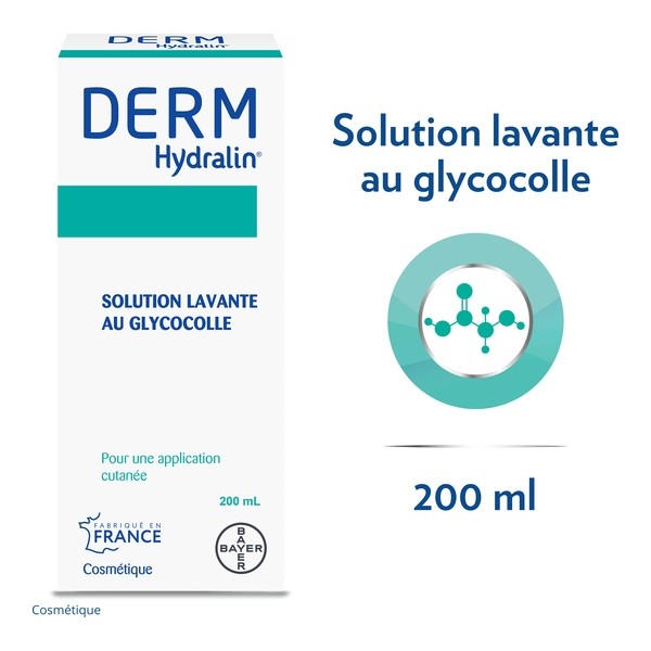Derm Hydralin solution lavante au glycocolle