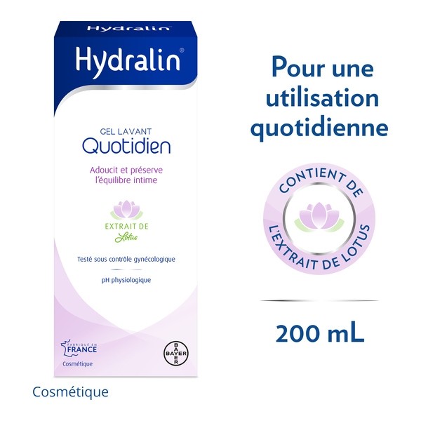 Hydralin gyn irritation + hydralin quotidien