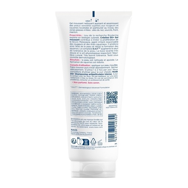 Bioderma Créaline DS gel nettoyant apaisant assainissant