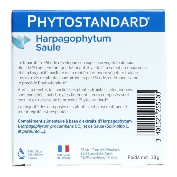 Pileje Phytostandard Harpagophytum Saule comprimés