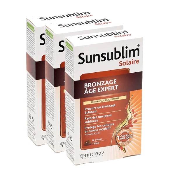 Sunsublim Solaire Bronzage Age expert capsules