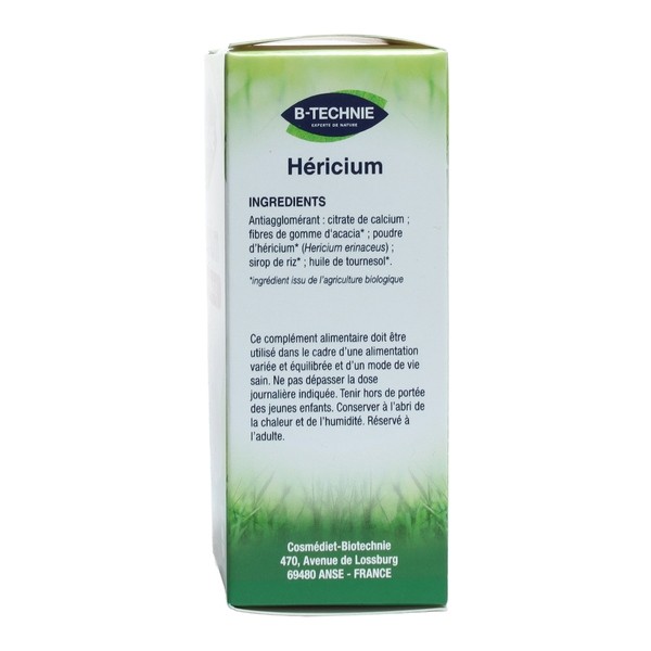 Biotechnie Hericium comprimés