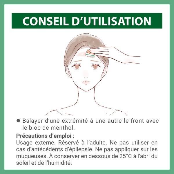 Salva macaron menthol migraine en bois