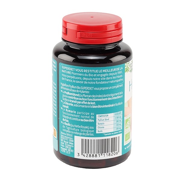 Hygiaflore Psyllium Bio Superdiet gélules