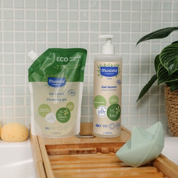 Mustela gel lavant corps et cheveux Bio