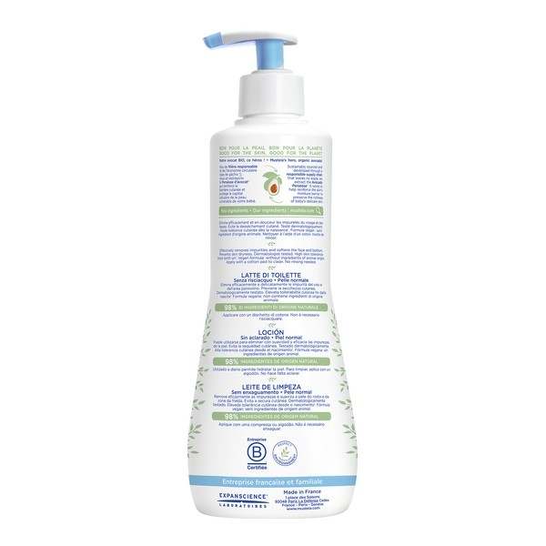 Mustela Bébé lait de toilette