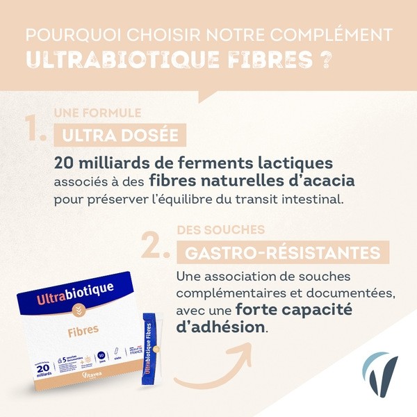 Ultrabiotique fibres poudre sticks