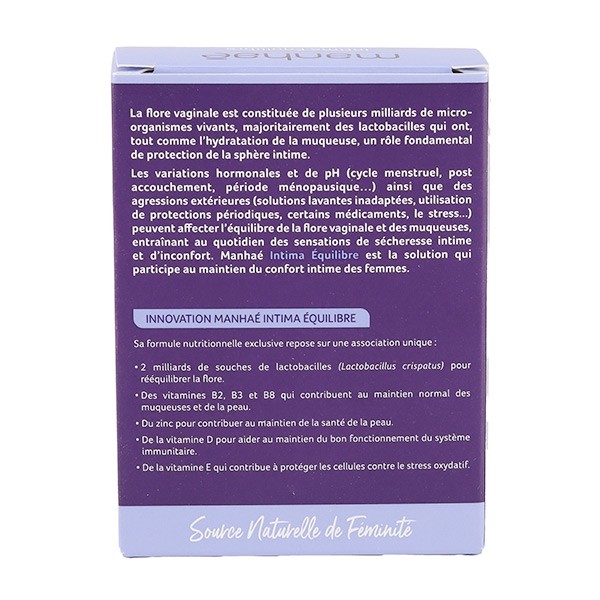 Manhaé Intima Equilibre gélules