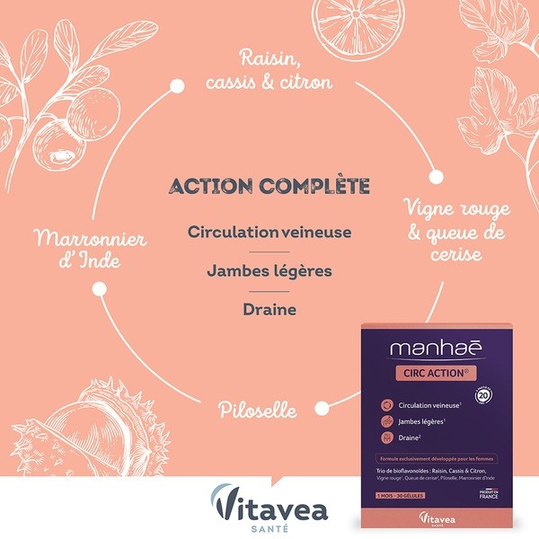 Manhaé Circ Action gélules