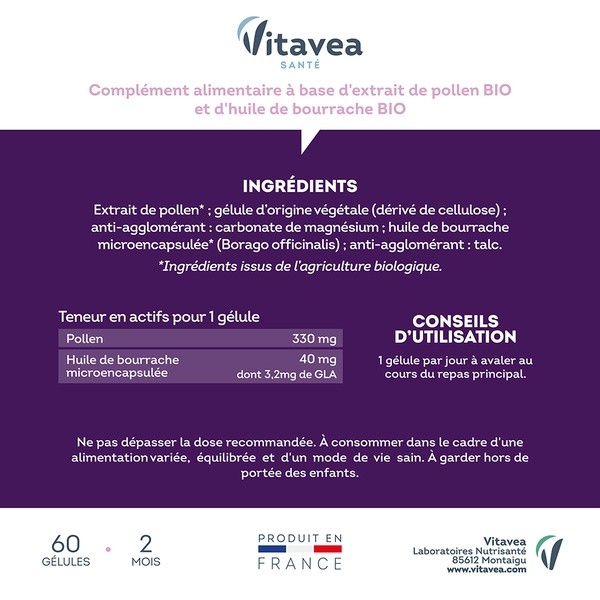 Manhaé Ménopause Expert Bio gélules