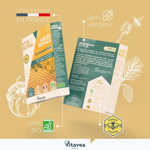 Vita'Royal gelée royale Immunité Bio ampoules