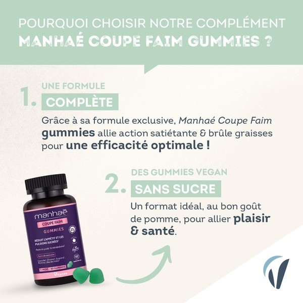 Manhaé Coupe faim gummies