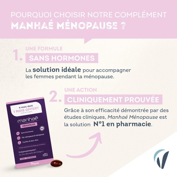 Manhaé ménopause capsules