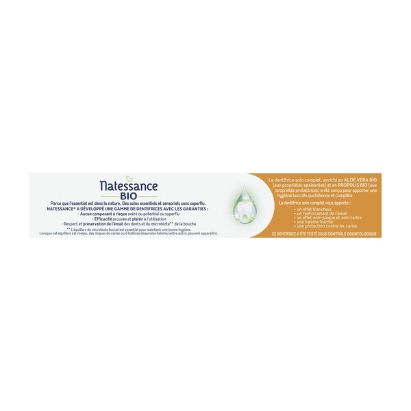 Natessance dentifrice soin complet Bio