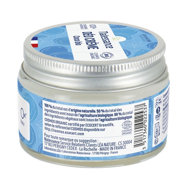 Natessance Déodorant crème Coco Bio