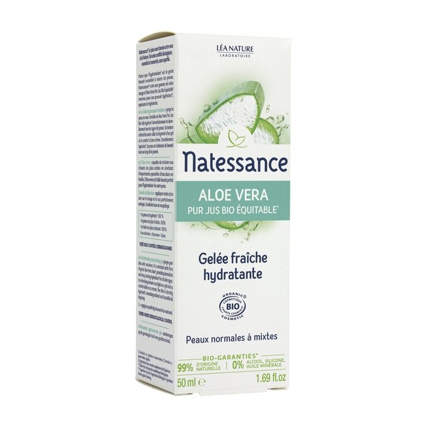 Natessance Gelée fraiche hydratante Aloe vera bio