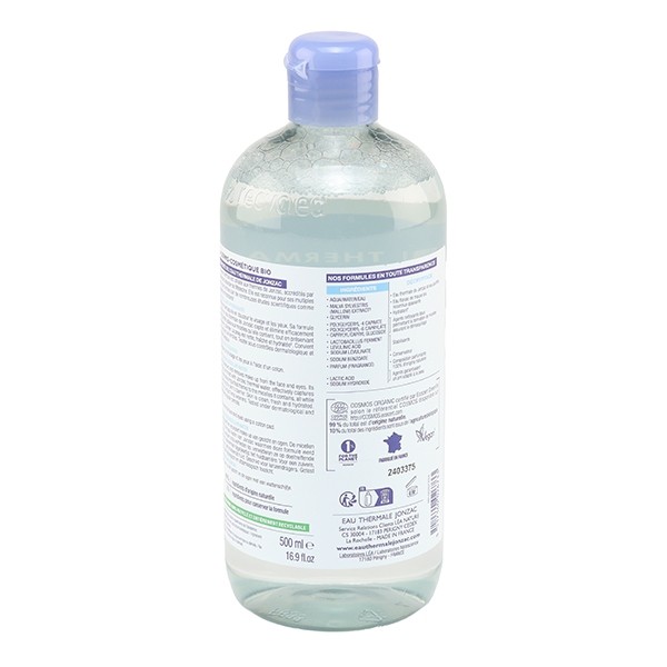 Jonzac eau micellaire hydratante Bio