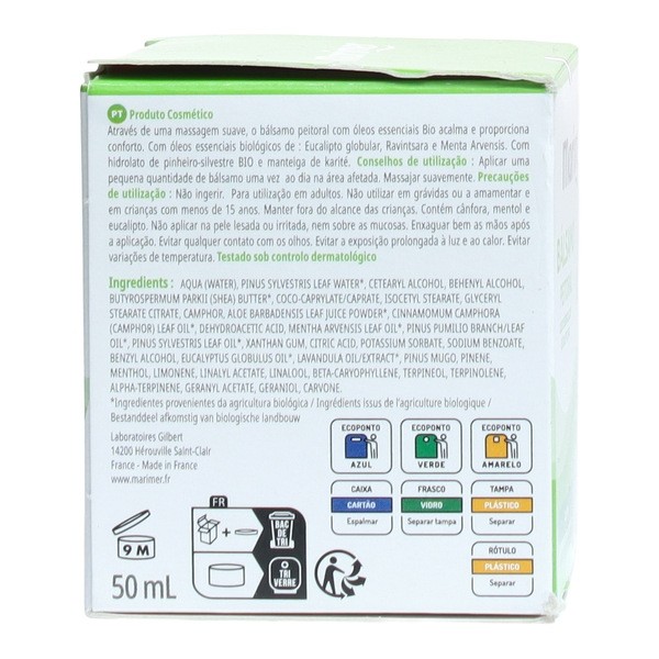 Marimer Nature Baume pectoral bio