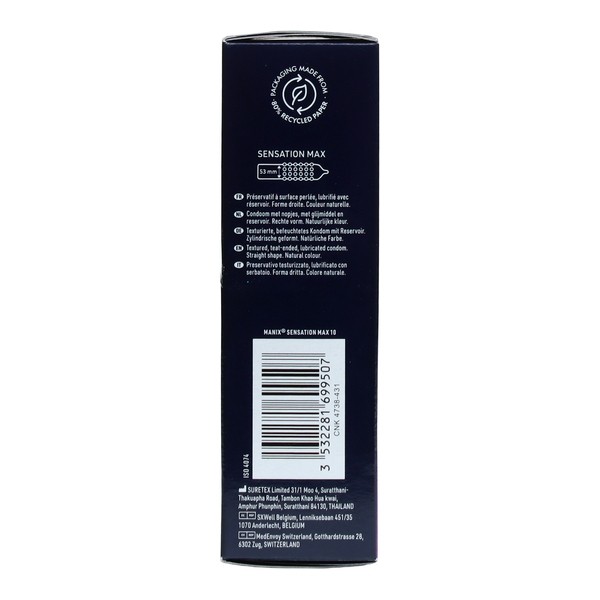 Manix Sensation Max préservatifs