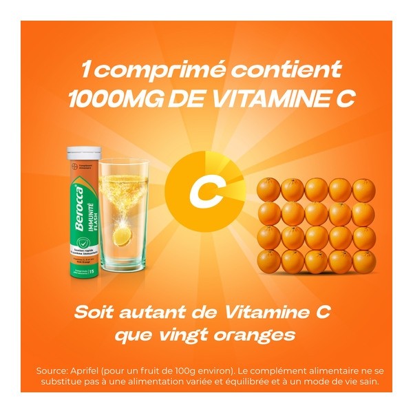Berocca Immunité Flash comprimés effervescents