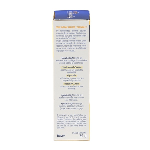 Hydralin Gyn crème-gel apaisante