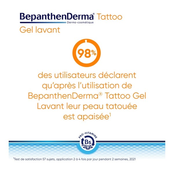 Bepanthen Derma Tattoo Gel lavant tatouage