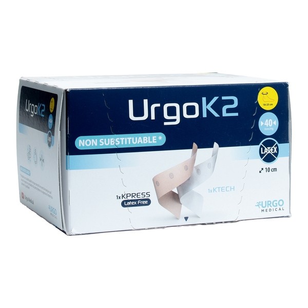 Urgo K2 système de compression bi-bande sans latex