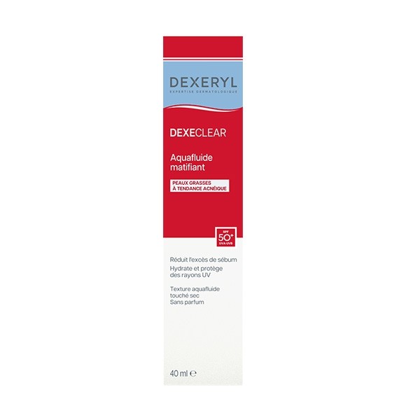 Dexeryl Dexeclear Aquafluide matifiant SPF50+