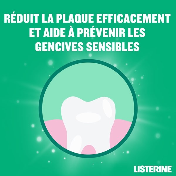 Listerine Total Care Dents et gencives bain de bouche goût plus léger