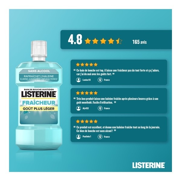 Listerine Fraîcheur bain de bouche