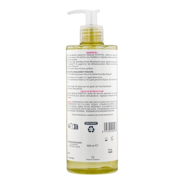 Dexeryl Essentiel Huile de Douche apaisante
