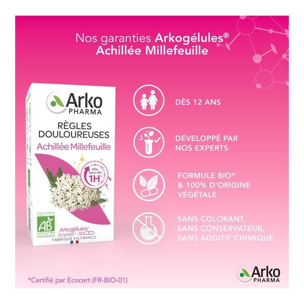 Arkogélules Achillée Millefeuille bio gélules