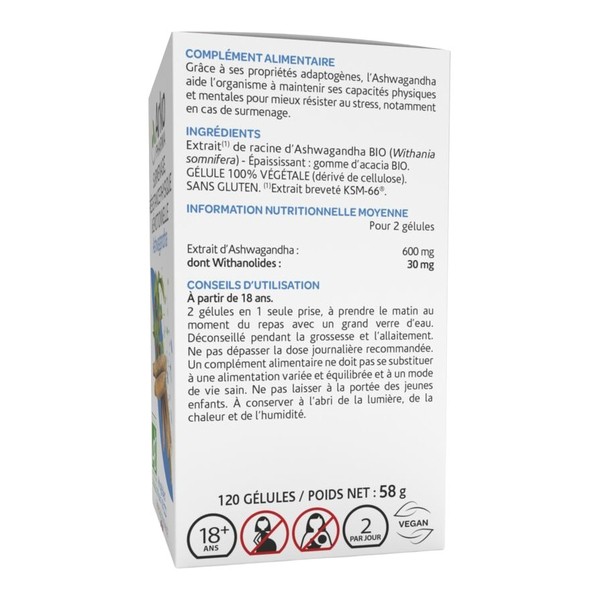 Arkogélules Ashwagandha Bio gélules