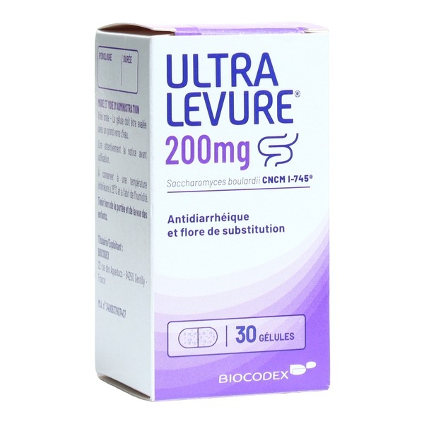 Ultra Levure 200 mg gélule