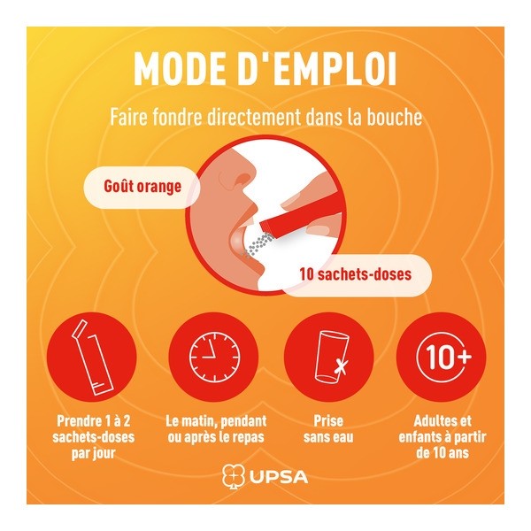 UPSA Vitalité vitamine C 500 mg sticks