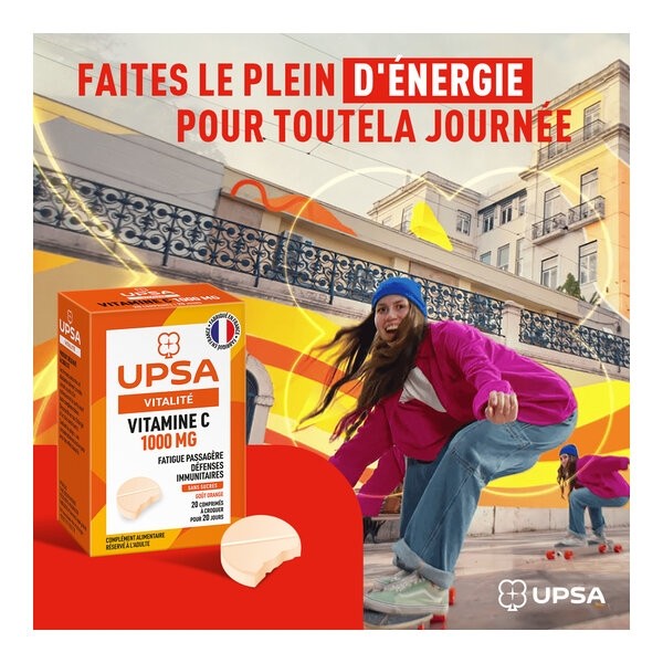UPSA Vitamine C 1000 mg comprimés à croquer