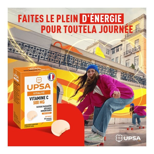 UPSA Vitamine C 500 mg comprimés à croquer