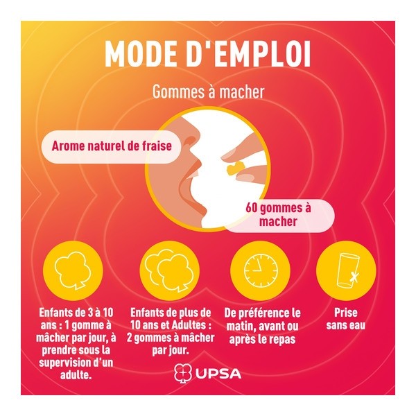 UPSA Vitalité Acérola vitamine C Kids Gummies