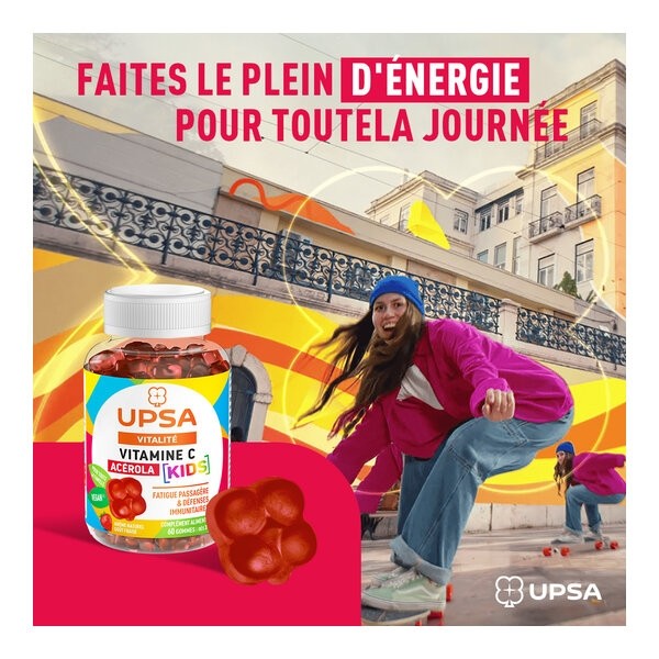 UPSA Vitalité Acérola vitamine C Kids Gummies