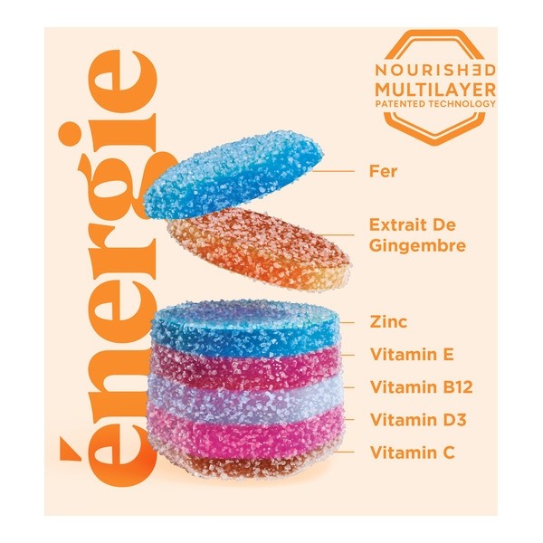 UPSA Nourished énergie gummies