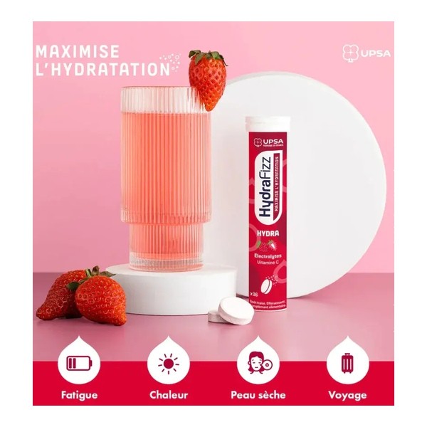 UPSA Hydrafizz Hydra comprimés effervescents