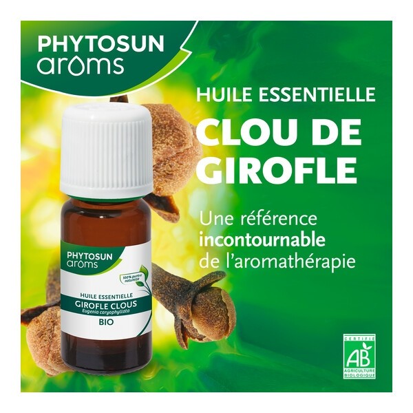 Phytosun Arôms huile essentielle de Clou de Girofle Bio