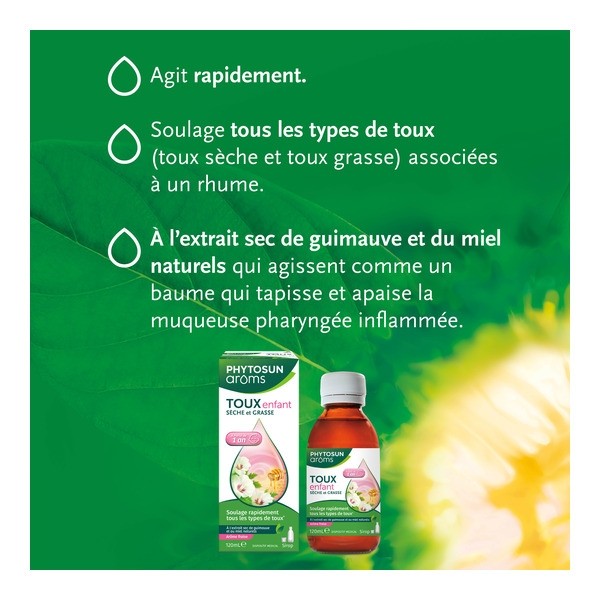 Phytosun Arôms sirop toux enfant