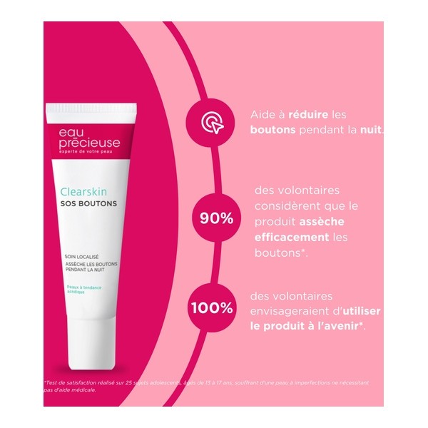 Eau précieuse Clearskin SOS boutons