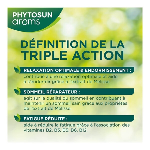 Phytosun Arôms Sommeil triple action comprimés