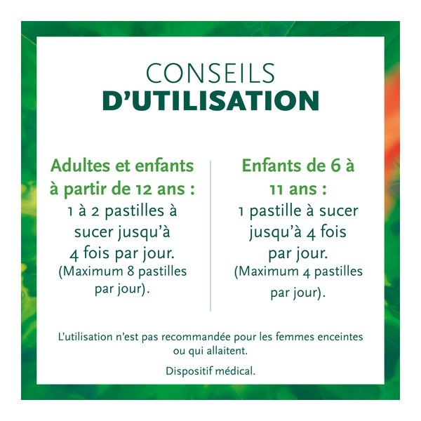 Phytosun Arôms pastilles toux sèche et grasse